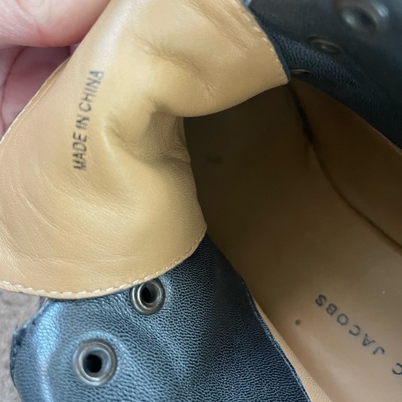 MARC Jacobs Boxcar Boot Genuine Leather Blue Gray Women’s Size 39 1/2. - Picture 10 of 16